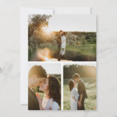 Save The Date Vellum Look Main Lettré Typographie 4 Photo (Dos)