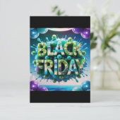 Save The Date Vendredi noir inspiré par la nature (Debout devant)