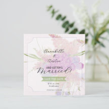 Vendretti Bleu Arc et Bouquet sur Rose Pâle