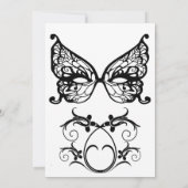 Save The Date Venetia Carnivale Masque Victorian Ornate Flourdis (Dos)