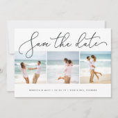 Save The Date Vent | Mariage sur la plage Enregistrer la photo d (Devant)