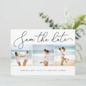 Save The Date Vent | Mariage sur la plage Enregistrer la photo d (Debout devant)