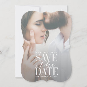 SAVE THE DATE VERRE TRANSPARENT