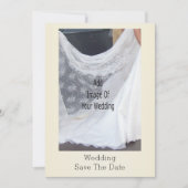 Save The Date Verres à Champagne Mariage (Devant)