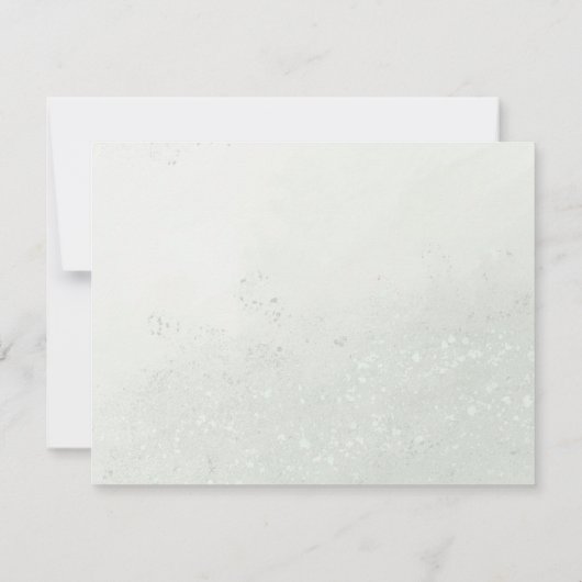 Save The Date Vert doux et rose Parties scintillant Floral Sweet (Dos)