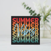 SAVE THE DATE VIBES BEACH VACANCES FAMILIALES EN ÉTÉ (Debout devant)