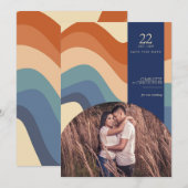 Save The Date Vibes rétro (Devant / Derrière)