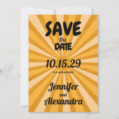 Save The Date Vibes rétro (Devant)