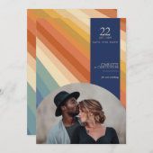 Save The Date Vibes rétro (Devant / Derrière)