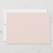 Save The Date Vibes rétro simples | Horizontal rose vif (Dos)
