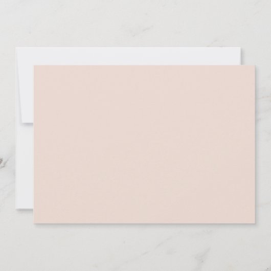 Save The Date Vibes rétro simples | Photo rose vif horizontale (Dos)