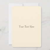 Save The Date Vibrant violet jaune Pansy Beach Mariage (Dos)