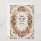 Save The Date Victorian Royal Elegance Mariage (Devant)