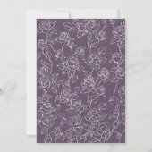 Save The Date Victorian White and Dusty Purple Catholic Wedding (Dos)