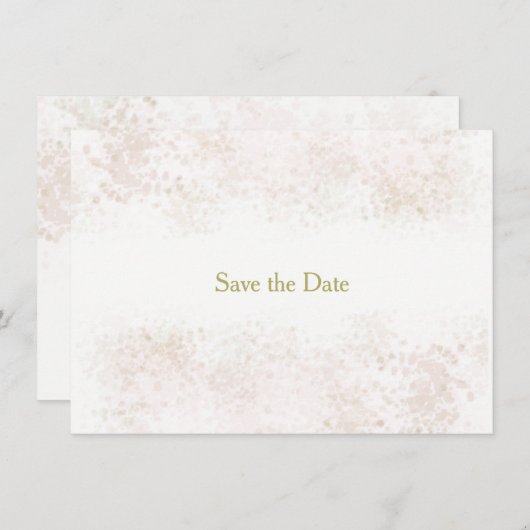 Save The Date Vider le vidage Enregistrer la date (Devant / Derrière)