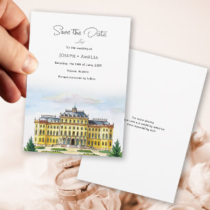 Save The Date Vienne Autriche Destination Mariage Enregistrer la