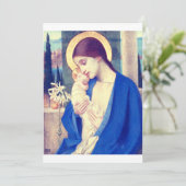 Save The Date Vierge Marie et enfant par Marianne Stokes (Debout devant)