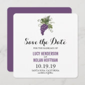 Save The Date Vignoble aquarelle | Enregistrer la date (Devant / Derrière)
