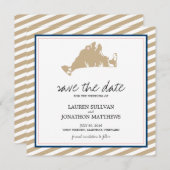Save The Date Vignoble de West Tisbury Martha | Enregistrer la d (Devant / Derrière)