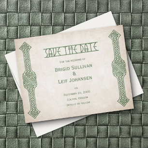 Save The Date Viking Celtic Gamer Mariage