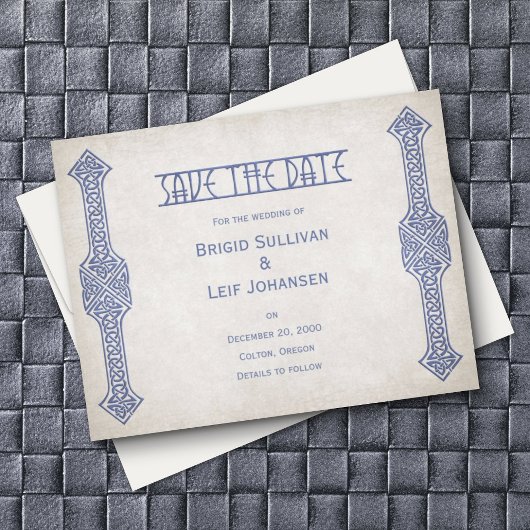 Save The Date Viking Celtic Gamer Mariage