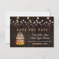 Vin Vin Vin Vignoble d'automne Sauvez la date