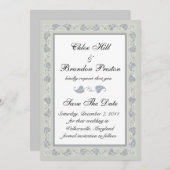 Save The Date Vins complexes Enregistrer la date (Devant / Derrière)