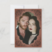 Save The Date Vintage chauve-souris jusqu'à la rouille de la mor (Dos)