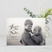 Save The Date Vintage Enregistrer l'annonce de date (Debout devant)