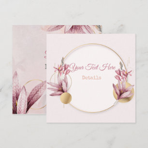 Save The Date Vintage Floral Enregistrer La Date