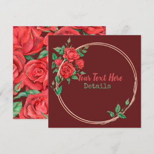 Save The Date Vintage Floral Enregistrer La Date