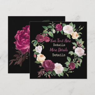 Save The Date Vintage Floral Enregistrer La Date