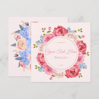 Save The Date Vintage Floral Enregistrer La Date