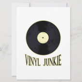 Save The Date Vinyl Junkie (Devant)