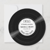 Save The Date Vinyl Record Essentials - Étiquette blanc (Devant)