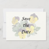 Save The Date Violas Sorbet Saut Jaune (Dos)