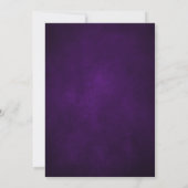 Save The Date Violet Or Royal Pourpre Or Calendrier Sauvegarder (Dos)