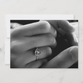 Save The Date Violet Script Mariage Photo Enregistrer La Date (Dos)