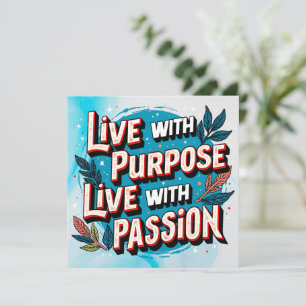 Save The Date Vivez avec le but, Vivez avec la passion