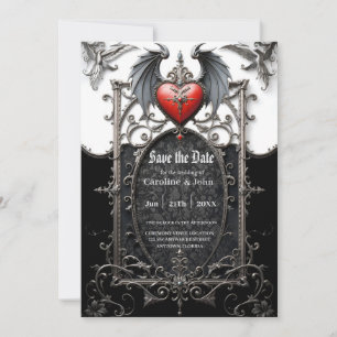 Save The Date Vœux éternels sous les ailes de minuit.