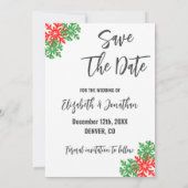 Save The Date Voici Le Mariage De Noël De La Saison (Dos)