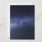 Save The Date Voie Lactée Étoiles Sky Galaxy Mariage Élégant Enr (Dos)