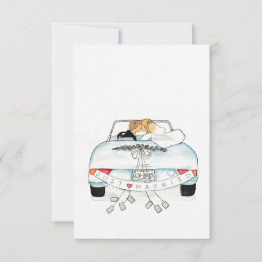 Save The Date Voiture de fuite (Devant)