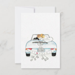 Save The Date Voiture de fuite