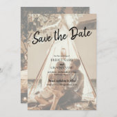 Save The Date Vos propres photos Mariage passé (Devant / Derrière)