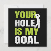 Save The Date Votre Trou Est Mon Objectif - Golf Player Humour d (Dos)