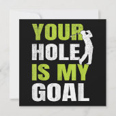 Save The Date Votre Trou Est Mon Objectif - Golf Player Humour d (Devant)