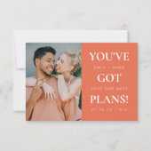 Save The Date Vous Avez des Plans Mariage Drôle (Devant)