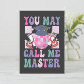 Save The Date Vous pouvez m'appeler Master Funny 2024 Graduation (Debout devant)