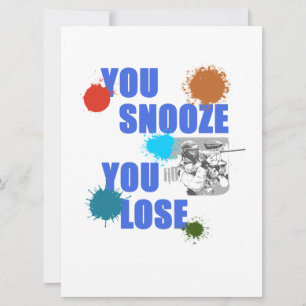 Save The Date Vous Snooze Vous Perdez Paintball Woodsball Jeu Ca